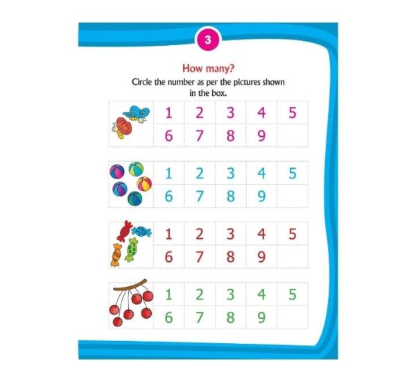 1st Activity Book - Maths (Page 3)