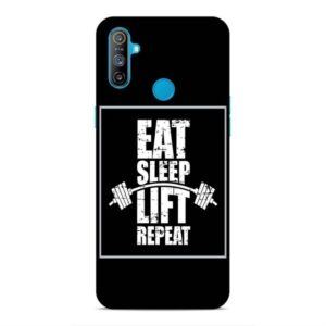 Eat Sleep Lift Repeat Back Cover