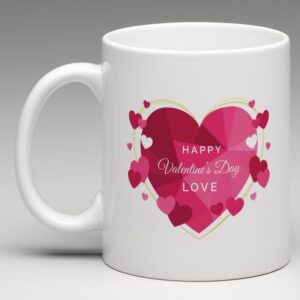 Craftgenics Happy Valentine's Day Printed Ceramic Coffee Mug
