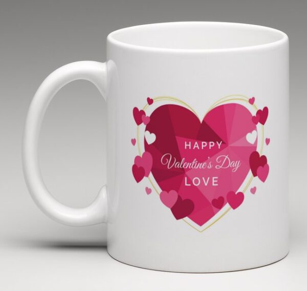 Craftgenics Happy Valentine's Day Printed Ceramic Coffee Mug