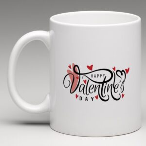 Craftgenics Happy Valentine's Day Stylish Print Coffee Mug