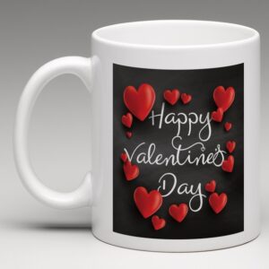 Craftgenics Happy Valentine's Day with 3D Heart Coffee Mug