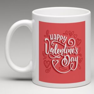 Craftgenics Happy Valentine’s Day Print Coffee Mug