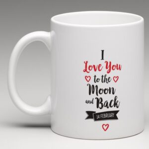Craftgenics I Love You to the Moon and Back Coffee Mug