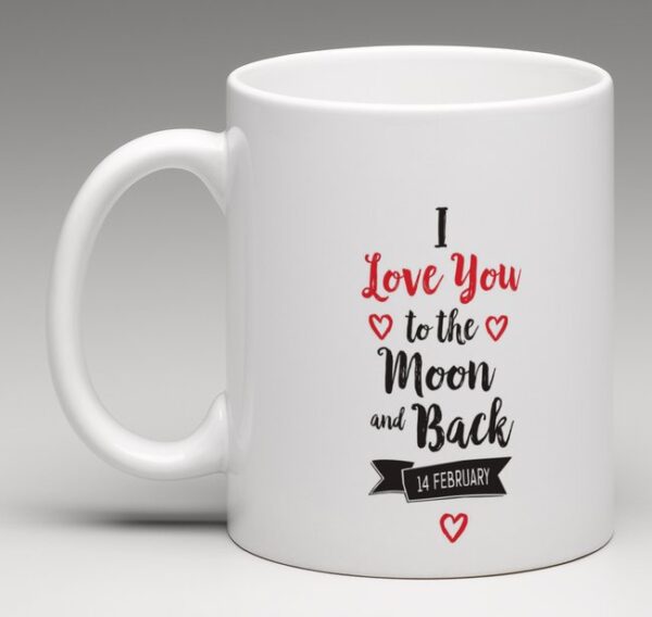Craftgenics I Love You to the Moon and Back Coffee Mug