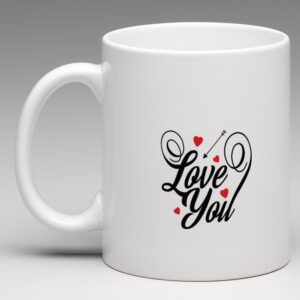 Craftgenics Love You Coffee Mug