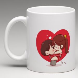 Craftgenics Lovers Couple Kissing Coffee Mug