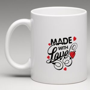 Craftgenics Made With Love Coffee Mug