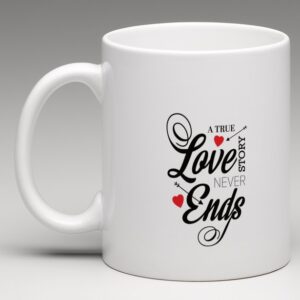Craftgenics True Love Story Never Ends Coffee Mug
