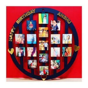 Customized Wall Hanging Photo Frame for Birthday