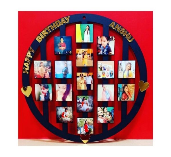 Customized Wall Hanging Photo Frame for Birthday