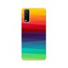 GEMS Rainbow Pattern Design 3 Back Cover for Vivo Y12s