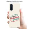 GEMS All Things Are Possible If You Believe Back Cover for Realme Narzo 30 4G