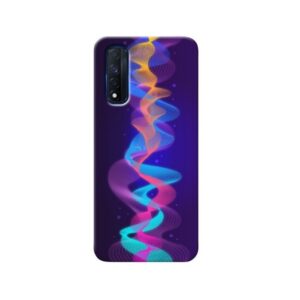 GEMS Colorful Musical Sound Waves Back Cover for Realme Narzo 30 4G