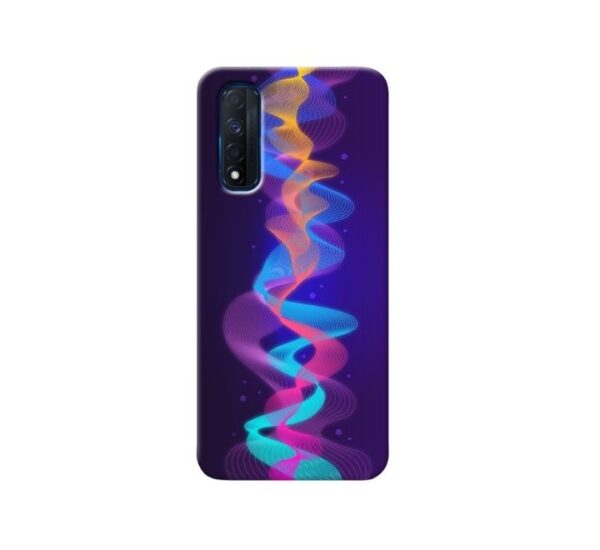 GEMS Colorful Musical Sound Waves Back Cover for Realme Narzo 30 4G