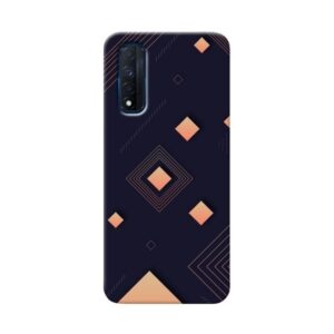 GEMS Dark Geometric Shapes Printed Back Cover for Realme Narzo 30 4G