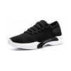 Black Lace Up Sneakers Shoes For Men