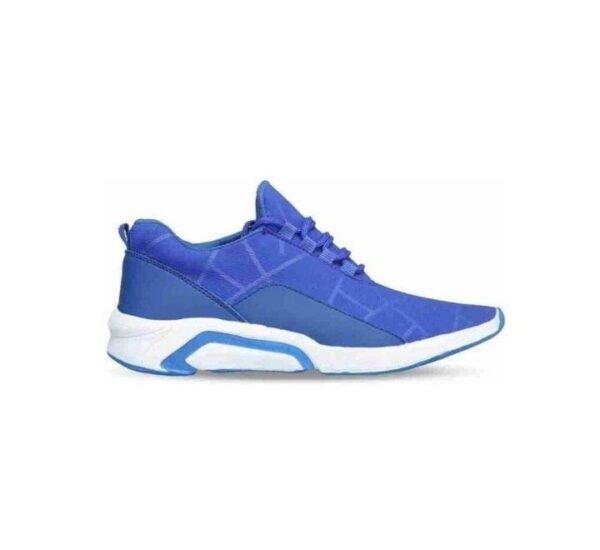 Blue Lace Sneakers Shoes For Men
