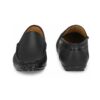 Faux Leather Look Casual Slip On Formal Black Loafer Shoes for Men