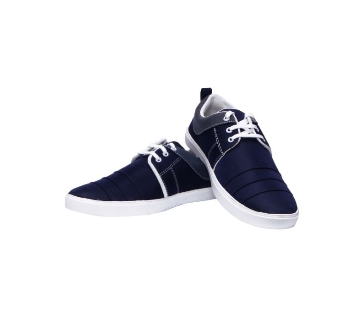 Navy Blue Casual Shoe Sneakers For Men – CyberKart