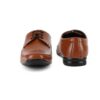 Synthetic Leather Tan Formal Shoes for Men